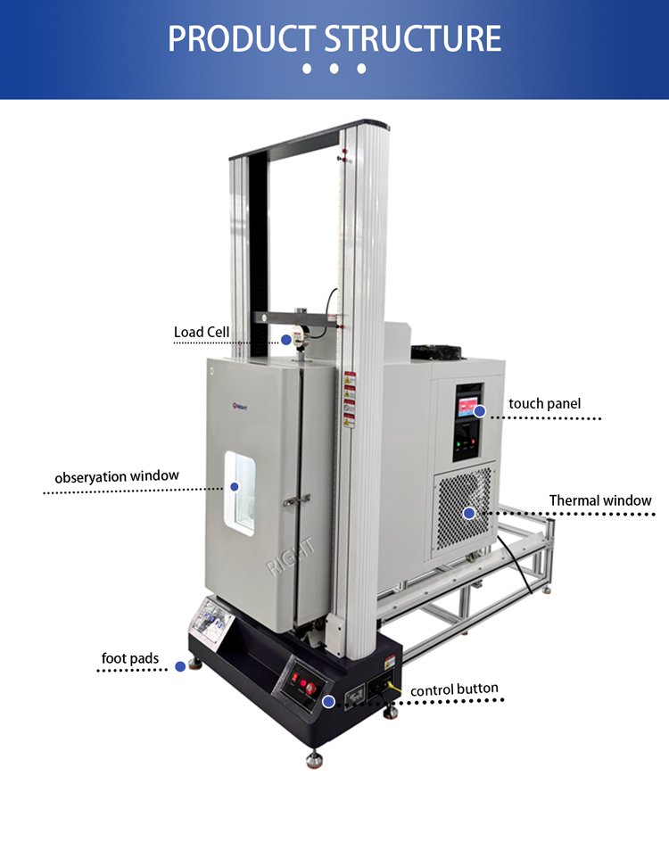 High temperature tensile strength machine