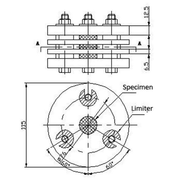 RT-113A Vulcanized Rubber Distortion of Permanent Compression Testing Machine - Image 3