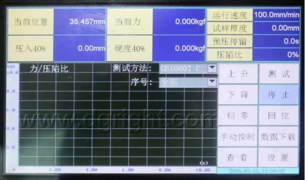 RT-713 Foam Resilience Dynamic Fatigue Tester, Foam Indentation Hardness Testing Machine - Image 4