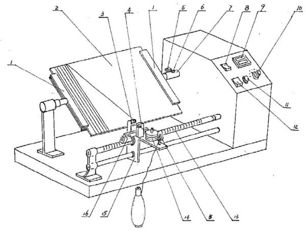 RT-819 Yarn Examining Machine With Blackboard - Image 4