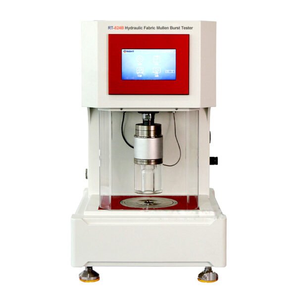 RT-824 Knitted / Nonwoven / Stretch Woven Fabric Diaphragm Mullen Bursting Strength Tester