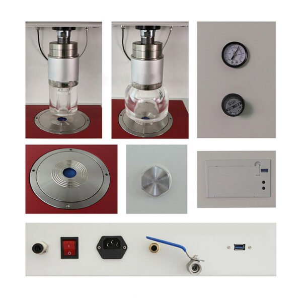 RT-824 Knitted / Nonwoven / Stretch Woven Fabric Diaphragm Mullen Bursting Strength Tester - Image 6