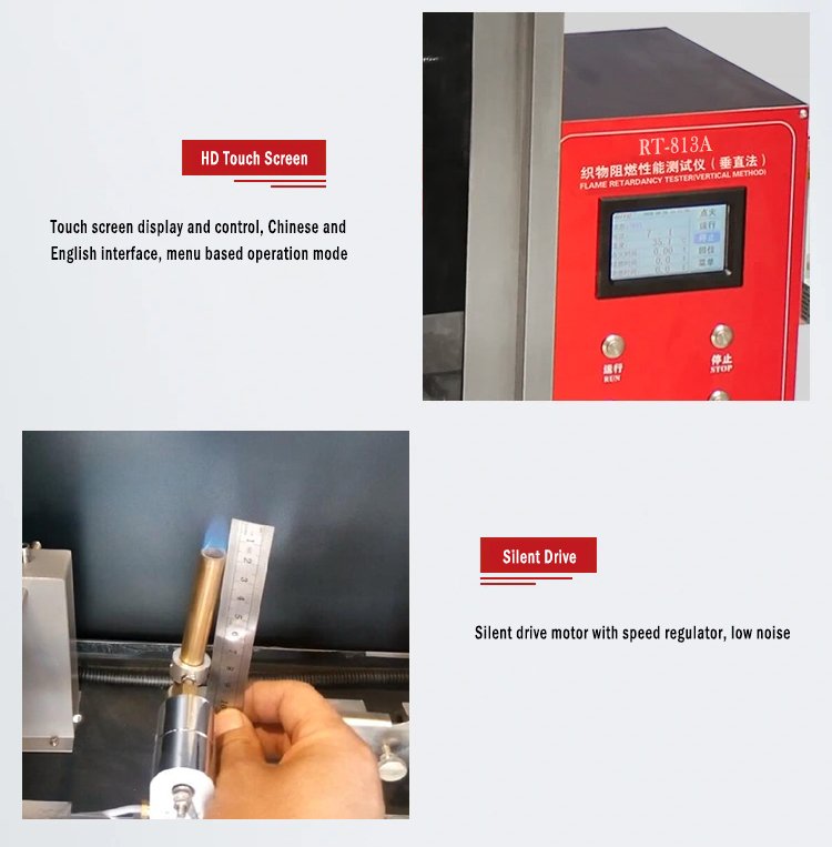 Vertical Textile Flammability Test Chamber