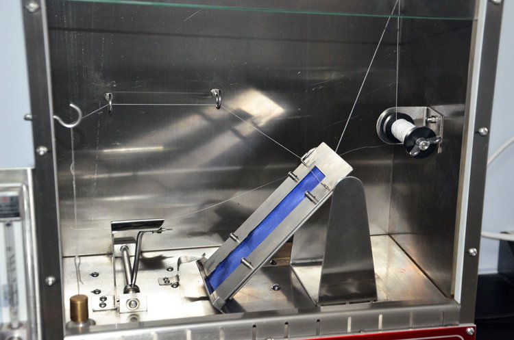 small 45 Degree Flame Retardant Tester