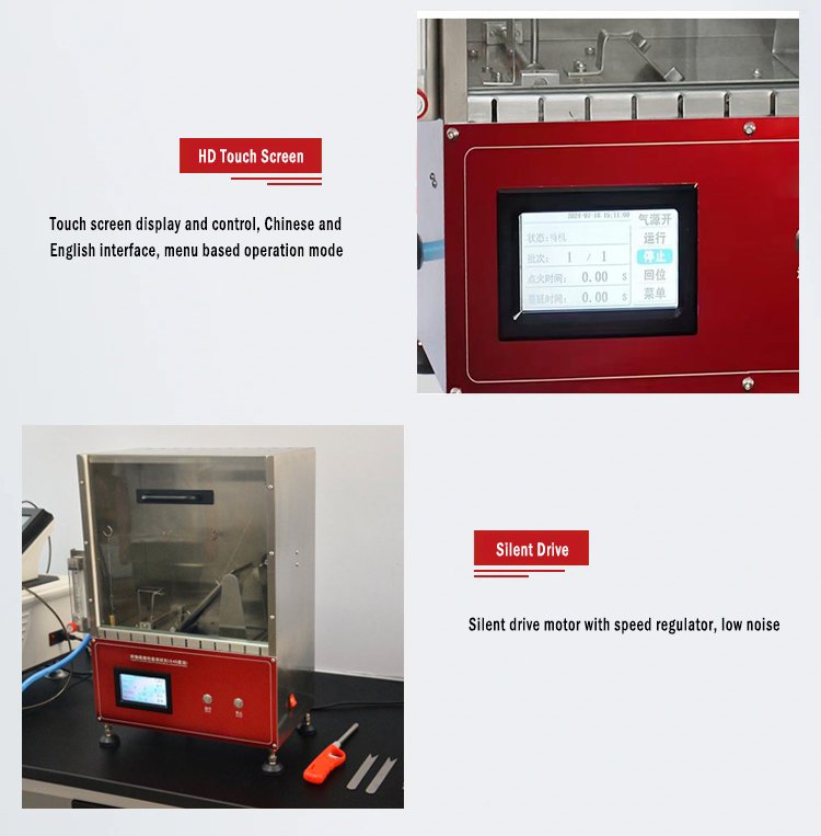 small 45 Degree Flame Retardant Tester
