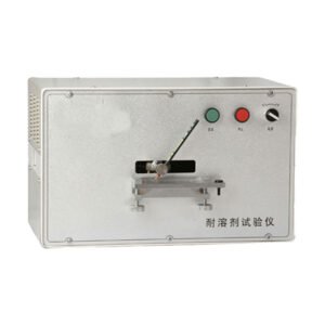 Enameled wire solvent-resistance tester