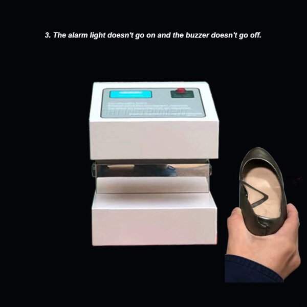 Toe needle metal detector