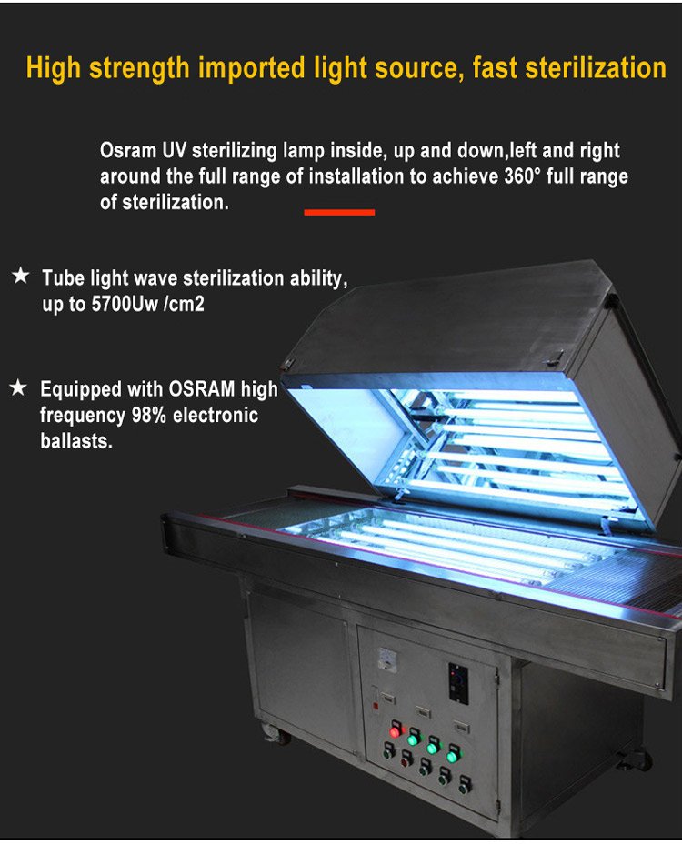 Tunnel UV Sterilization Machine