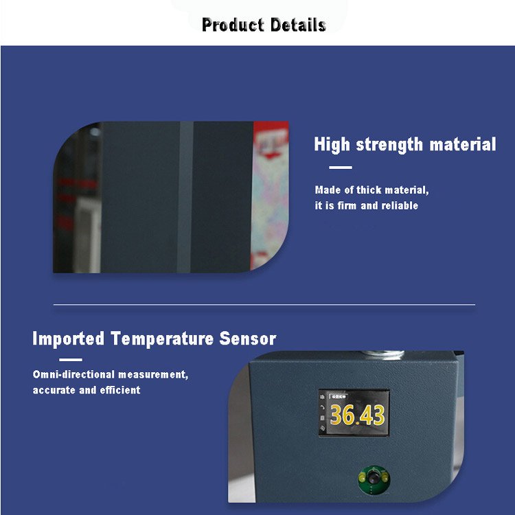 Infrared Human Body Temperature Detection Door