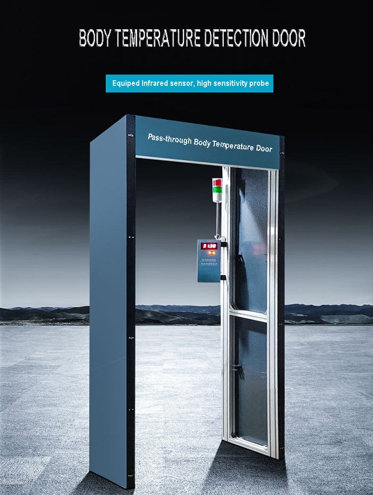Infrared Human Body Temperature Detection Door