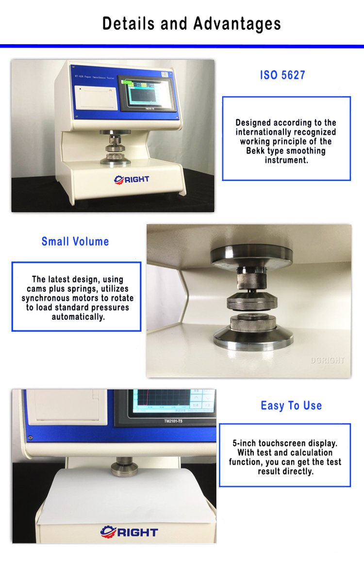 Paperboard Paper Bekk Smoothness Tester