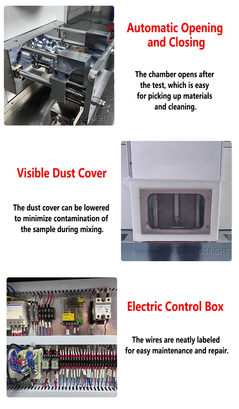 Opening and Closing Rubber Dispersion Kneader