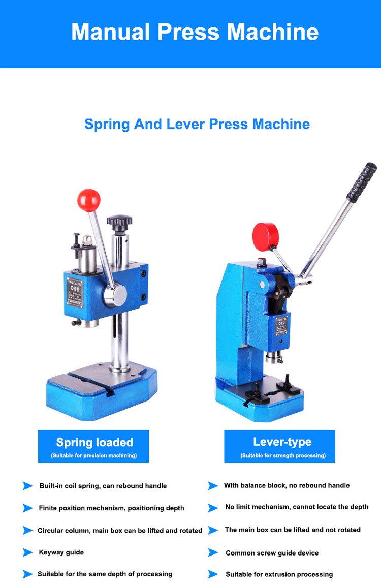 Mini Hand Arbor Press Machine