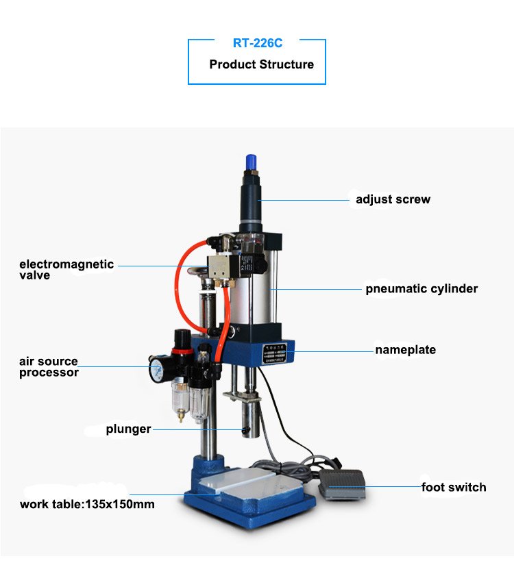 Mini Hand Arbor Press Machine