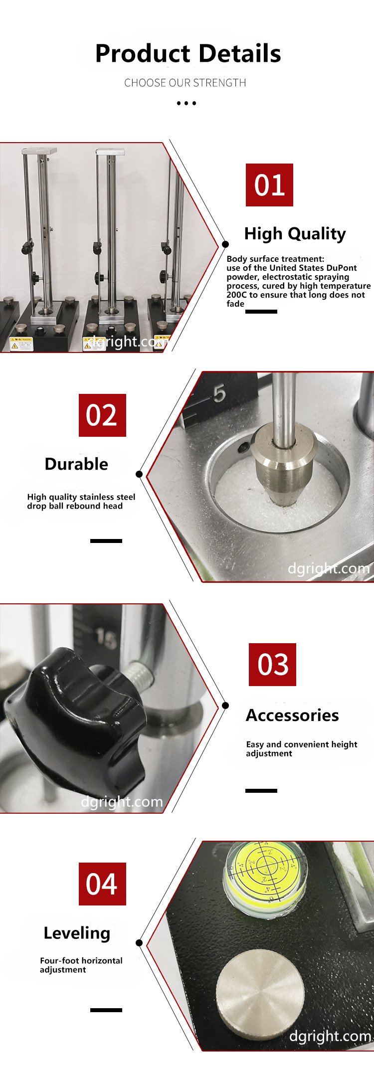 Rubber Rebound Elasticity Tester
