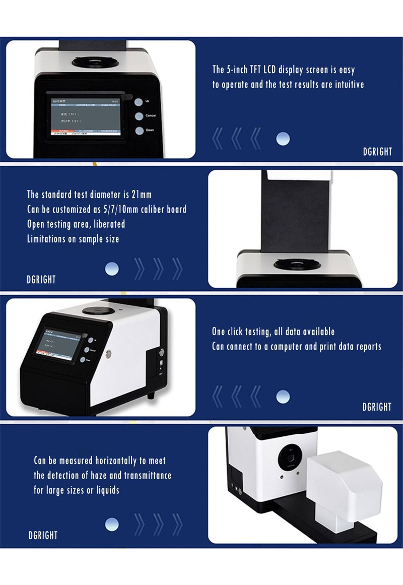 Glass Plastic Film Haze Meter