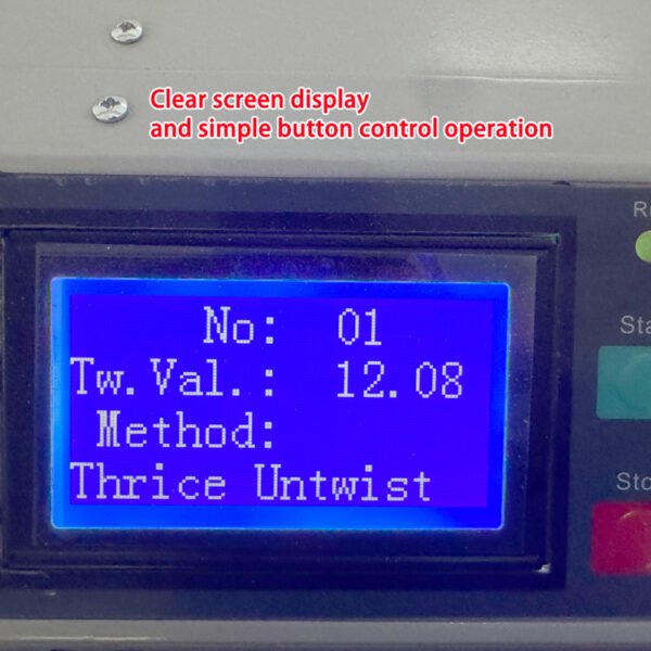 Electronic Yarn Twist Tester