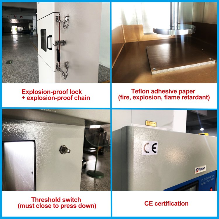 Lab Battery Explosion-proof Crush Squeezing Testing Machine