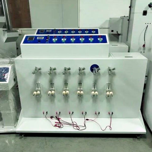 Plug wire bending testing machine