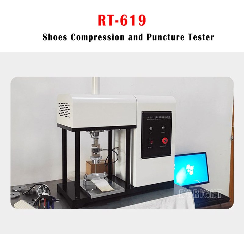 ISO 20344 Computerized Shoes Compression and Puncture Tester