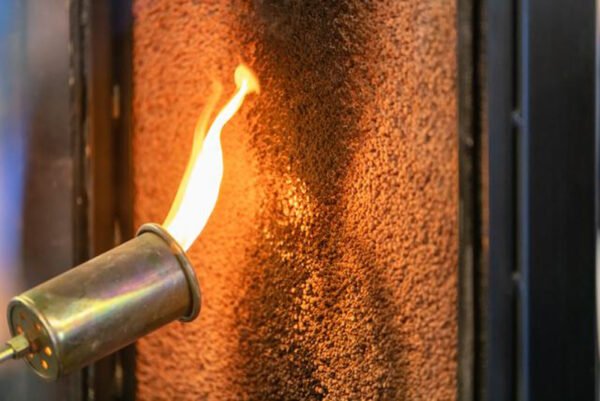 EN ISO 11925 Direct Impingement Building Material Flammability Tester