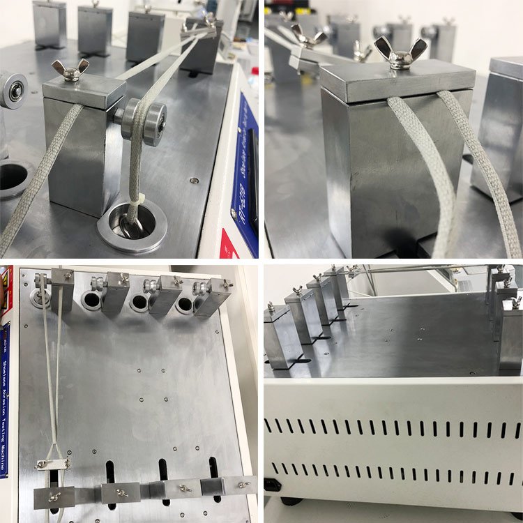 Shoe Hole Eyelet and Shoelace Abrasion Testing Machine