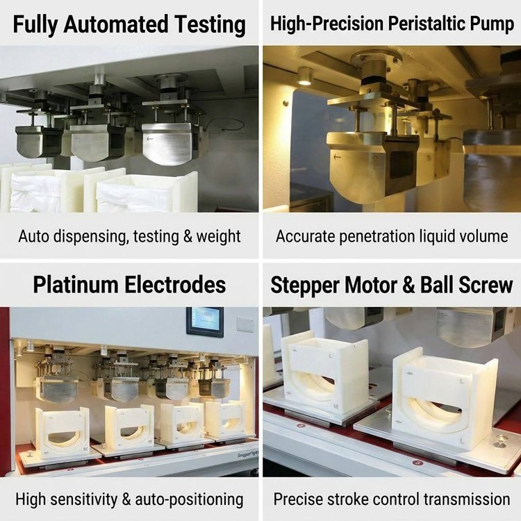 RT-860-5 Automatic Diaper Permeability Tester
