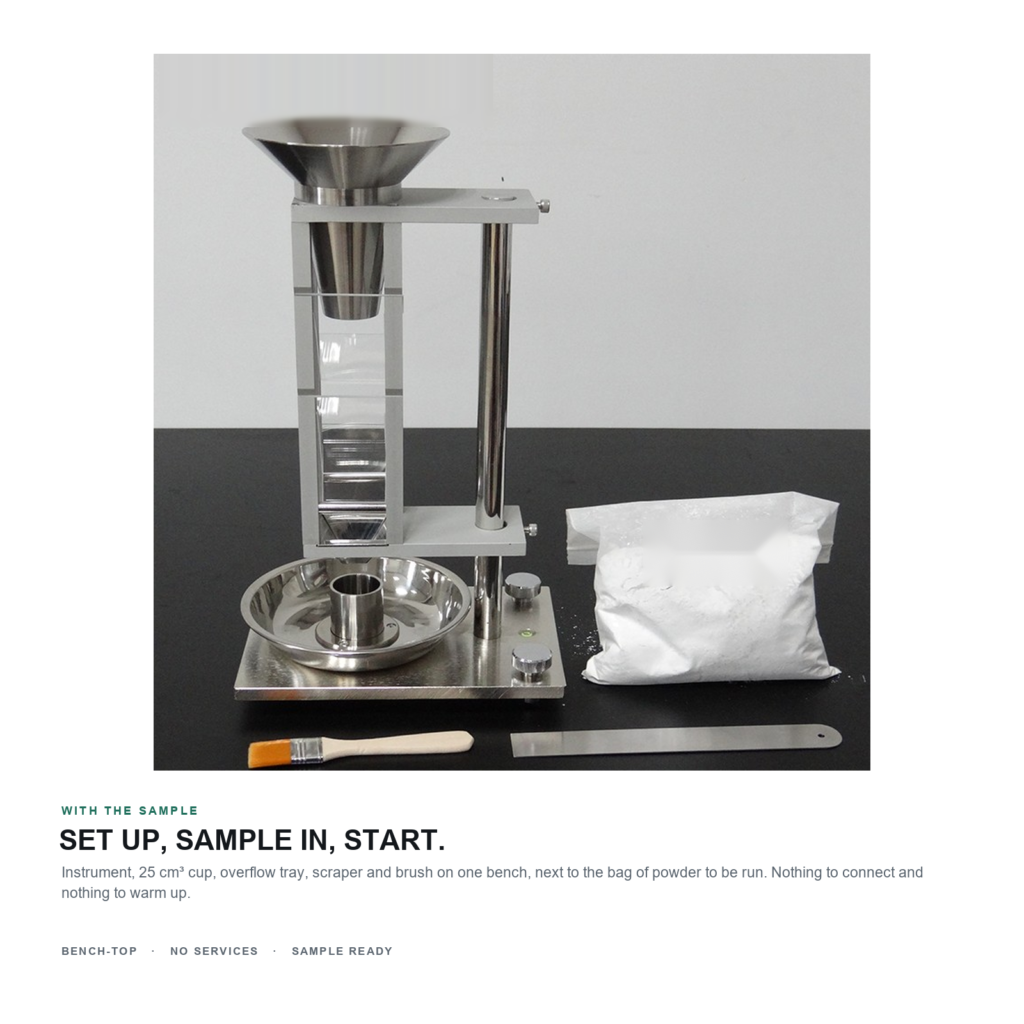 ISO 3923-2 Scott Volumeter